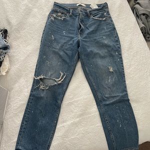 Abercrombie High Rise Mom Jean